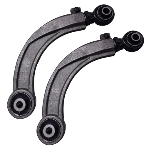Image of Detroit Axle - 6pc Rear Control Arms Kit for Ford Fusion Lincoln MKZ 13-18, 4 Upper & Lower Control Arms 2 Stabilizer Sway Bars 2013 2014 2015 2016 2017 2018 Replacement