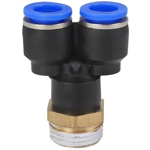 zorfar PC PCF PL PLF SL PB PD PX PH Push-in Pneumatic Fitting, 4-16mm Tube to 1/8"-1/2" BSP Thread Connector 1PCS(PX,8-04(8mm-1l2))