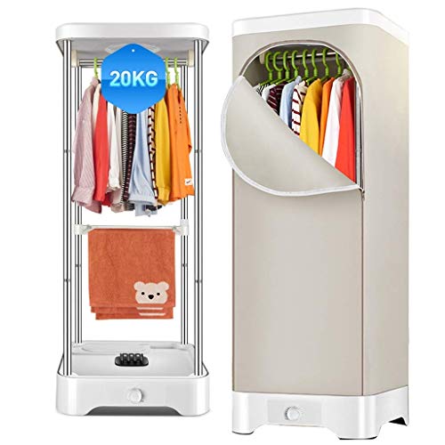 Integrierte Heizung Multifunktionskleidung Entfeuchter Zu Hause Stumme Klimaanlage Mit Automatischem Timer 900W Silberweiß