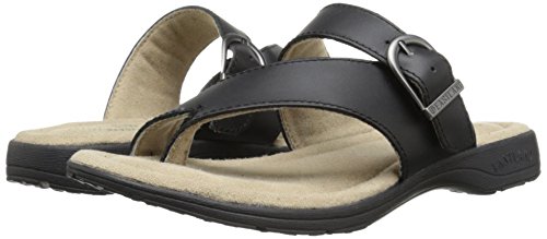 Eastland Womens Tahiti Thong Flip Flop Sandals, Black, 8 Us #TOP6