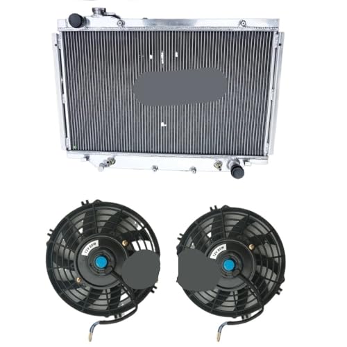 Radiador de aluminio evita sobrecalentamiento en Toyota HZJ80 HDJ80 AT 1990-1998
