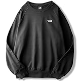[ザノースフェイス] トレーナー スウェット メンズ 裏起毛 ワンポイント 刺繍 Evolution Crew, ブラック サイズM [並行輸入品]