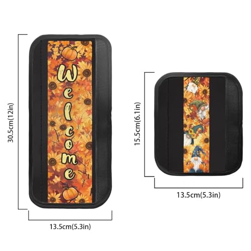Image of 6 Piece Refrigerator Handle Covers Maple Leaf Fridge Handle Covers Washable Appliance Handles Cover for Fridge Microwave Stove Dishwasher Fall Decor for Kitchen
