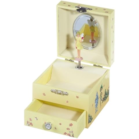 Musicboxworld Jewellery Box with Wizard Of Oz Melody Cover