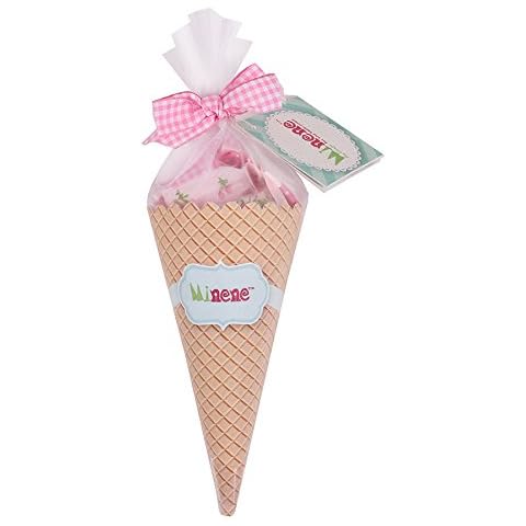 Minene Baby Comfort Blanket Comforter for Baby Security Blanket Taggie Comforter Blankie- Pink Heart Cover