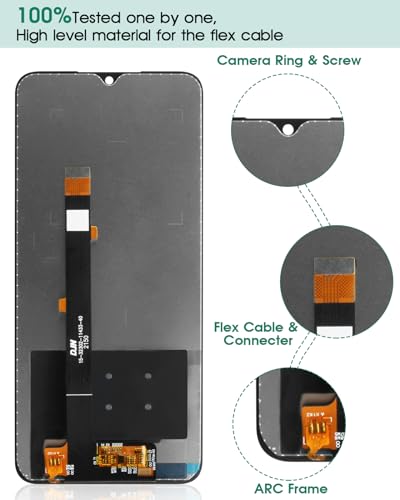 Écran pour Blackview A55 Pro LCD tactile de remplacement noir