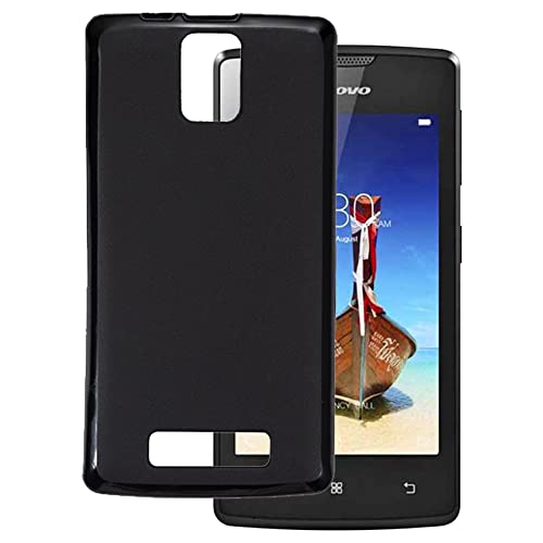OAGELIM Hülle kompatibel mit Lenovo A1000 Hülle Stoßfeste TPU Weiche Flexible Schützende Handyhülle mit Kratzfestigkeit & Militärischer Fallschutz (Schwarz)