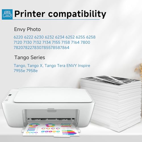 Image of Skyink 64XL Ink Cartridges 2 Black Combo Pack Replacement for HP Ink 64 XL