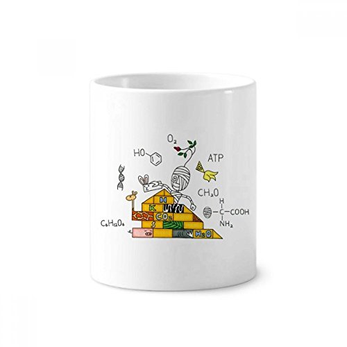 Idée cadeau originale : tasse Égypte momie en céramique blanche pour bureau et lavabo