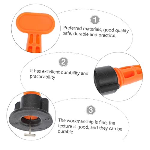 Doitool 50 Sets Tile Leveler Tile Spacer Flooring Spacers Floor Leveling Tools Leveling Compounds Leveler Spacers Clips Tiles Leveling Tool Tile Installation Kits Tile Auxiliary Tool Brick #TOP4