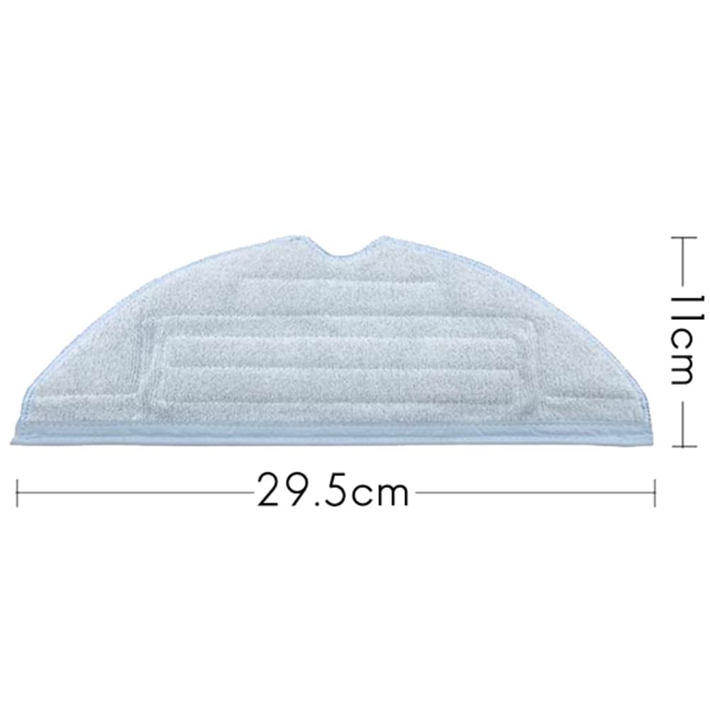 4 Panni Di Ricambio Sheawa Per Aspirapolvere Robot Stone T7, T7 Plus E S7 – Microfibra Lavabile