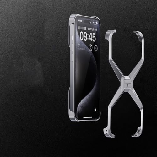 JIASHM Per iPhone 15 Custodia per telefono in lega di