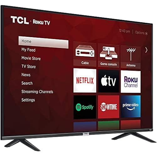 TCL 55" Class 4-Series 4K UHD HDR Smart Roku TV – 55S435, 2021 Model