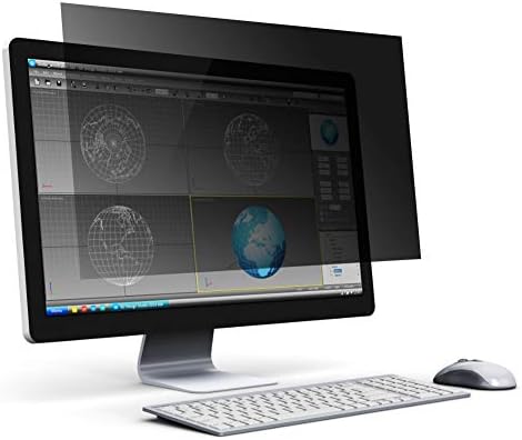 GOWENIC Computer Privacy Screen Filter for 22 Inch 16:10 Widescreen Monitor, Anti Glare Anti Scratch Protector Film for Laptop Desktop Computer, Matte or Gloss Finish Privacy Filter Protector