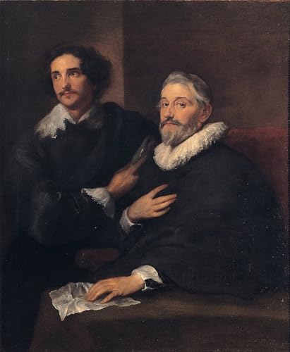 Tableaux Modernes Portrait des Frères De Wael par Van Dyck Décoration Bureau 60x90