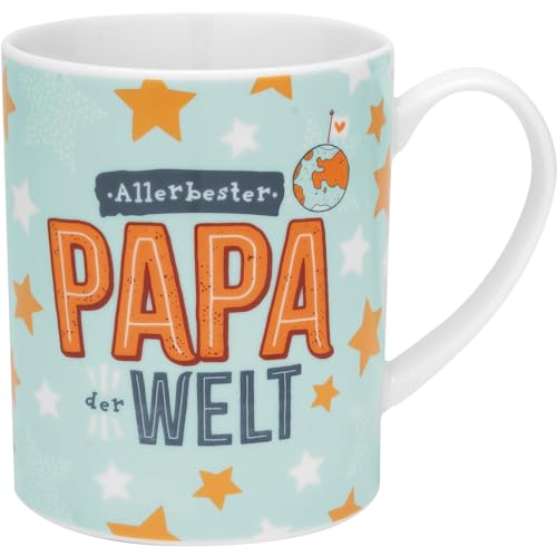 GRUSS & CO XL-Tasse mit Motiv 'Papa' | Große Tasse aus Porzellan,...