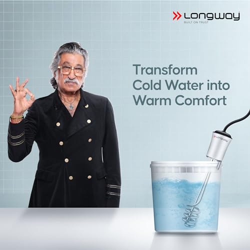 Longway LWIR01 1500 W Water Proof Immersion Heater Rod (White) - Image 3