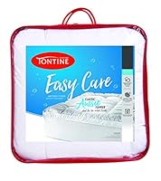 Tontine Easy Care Mattress Topper, King Single – Polycotton Cover with Anti-Bacterial Ultrafibre Polyester Filling for Lasting Comfort – Fitted Skirt Stretches to 50cm – Machine Washable