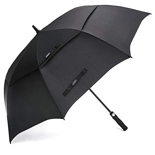 G4Free 54/62/68/72 Pulgadas Sombrilla de Golf a Prueba de Viento Toldo Doble Ventilado Extra Grande de Gran Tamaño Automático Abierto Impermeable Palos Paraguas