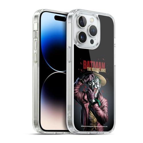 Funda Joker para iPhone 14 Pro de gel suave con diseño de cómic Batman