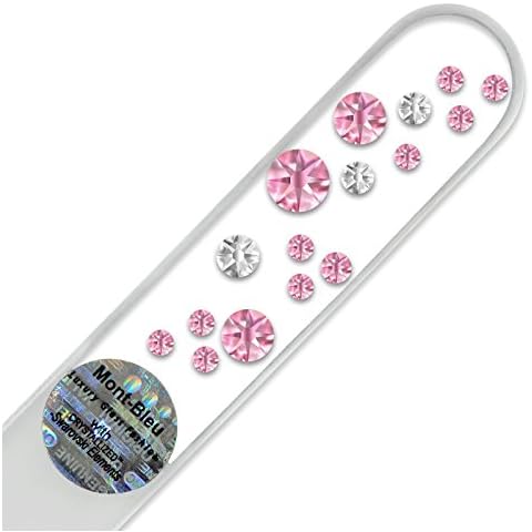 Mont Bleu Swarovski Crystal Glass Nail File Cover