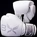 8XSports Guantoni da boxe per uomo e donna | Guanto oncia impostato su 16 oz 340,2 g 340,2 g 283,5 g | Guanti fatti a mano per Sparring in MMA o Boxercise Training (bianco, 15 once)