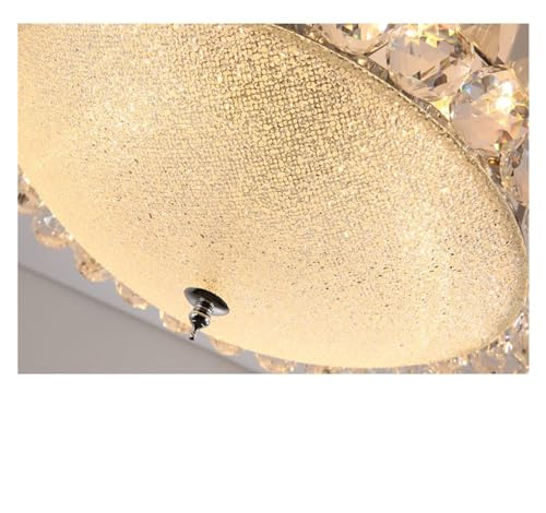 Lámpara de techo cristal K9 araña LED moderna salón 7