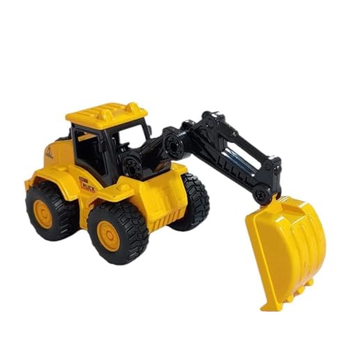 Image of Unbreakable Construction Vehicles for Kids Pretend Play Toy Trucks Bulldozer Play Set Building Vehicles Set for Kids 3-14 Years Excavator (210-13) - Multicolor