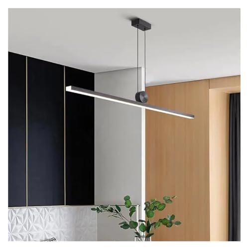 Lampe à pendentif LED moderne suspension longue salle 150cm