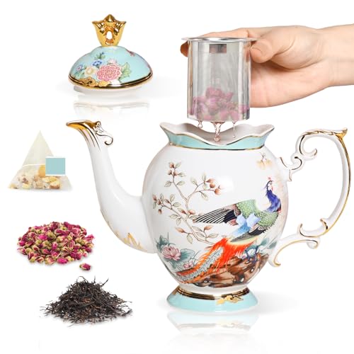 ACMLIFE Bone China Teapot