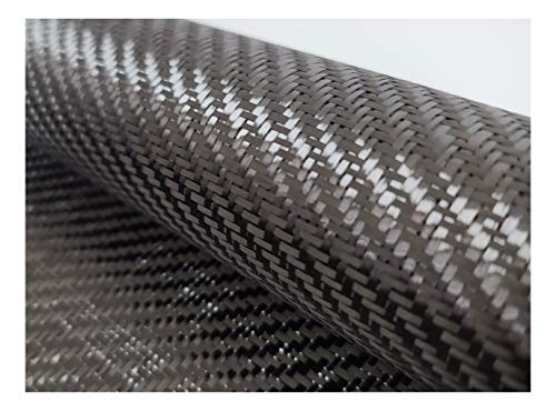 Aerospace Grade Carbon Fiber Cloth Fabric, 2X2 Twill 3K 50" X 36"/127Cm 5.7Oz/193Gsm #TOP30