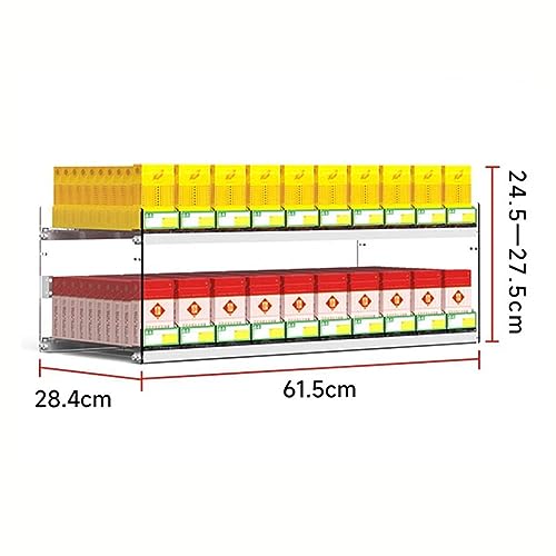 Vitrina acrílica para cigarrillos transparente con resorte frontal 3