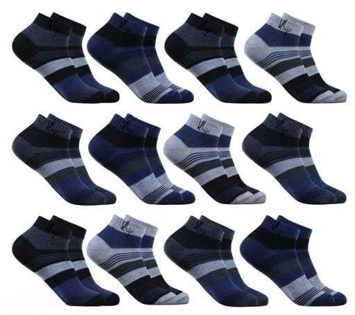 dgh by durga hosiery DGH 12 PCS SPORTS SOCKS Cotton Multi-Color Free Size Machine Washable Ultimate Comfort And Performance-picture-11
