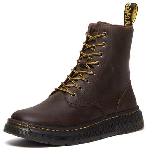 Dr. Martens Unisex Crewson Nubuck Leather Everyday Boots