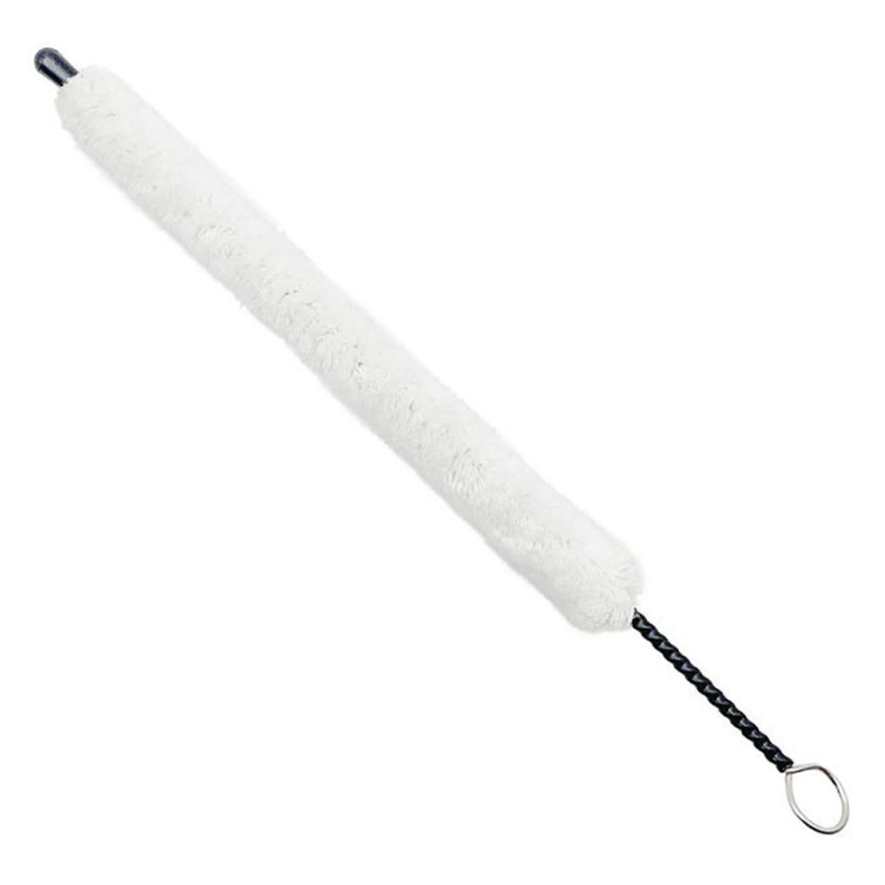 Hemobllo Cepillo de Limpieza y Mantenimiento de Instrumentos Musicales y Varilla de Hierro Hilo de Algodón Adecuado para Cuidado Interior para Flauta Reutilizable