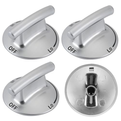 7733P410-60 Surface Burner Knob Control Knobs Replacement Part fit for Jenn-Air/Maytag/KitchenAid Gas Cooktop Stove Replaces 74007733 AP5668987 PS2375871 AP6011505 (4Pcs)