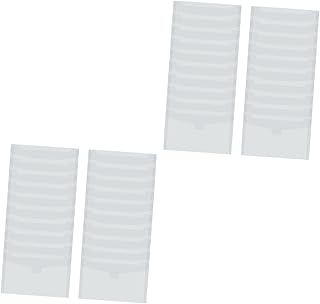 VILLCASE 70 Peças Saco De Armazenamento Transparente Envelopes De Arquivo Transparente Fazendo O Corte Saco De Arquivo Transparente Saco Organizador De Documentos Sacos De Vedação De