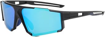 Men Sports Sunglasses, Polarized Sunglasses for Men Women Cycling Sun Glasses with UV Protection