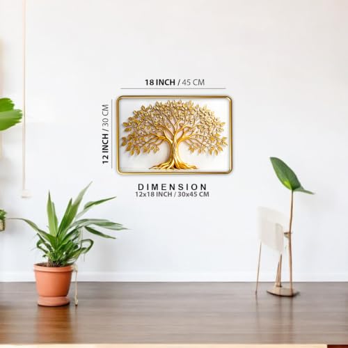 Image of Vastu Money Tree Wall Painting, 12 x 18 Inch