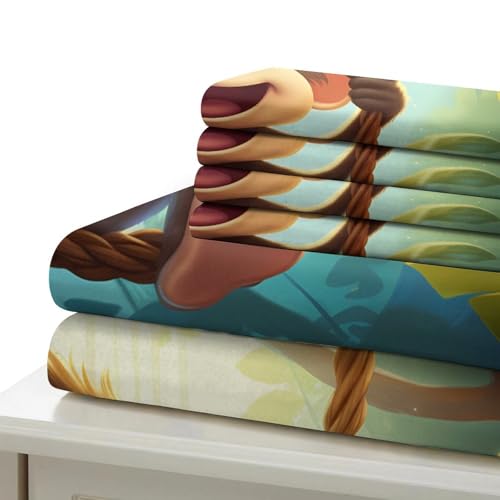 Housse de couette singe 3D en microfibre résistante supérieure - 7
