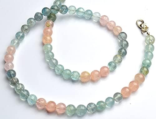 Aigue-marine multicolore LKBEADS : perles rondes de qualité supérieure