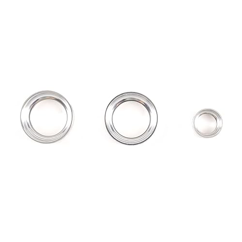 Miniatura 6 de Perilla de volumen de aleación de aluminio y perilla de ajuste del espejo retrovisor para Toyota Hilux 2015-2021 accesorios del coche (plata)