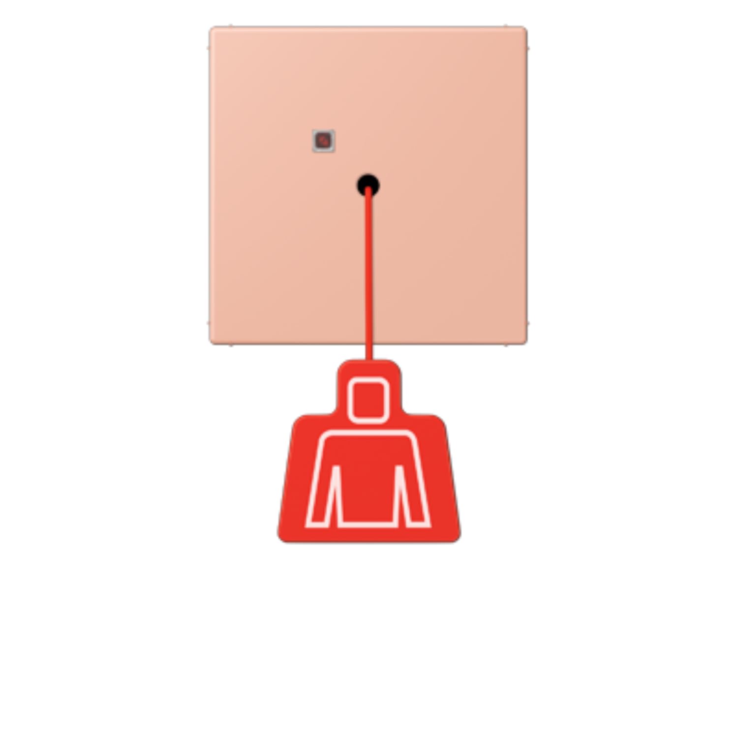 Bouton poussoir avec poignée LC32102 commande éclairage mural JUNG NRSLC0834ZT231