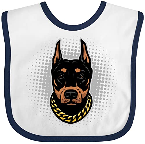 inktastic Doberman Dog Baby Bib