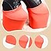 Stxdynjy Shoe Protectors for Smooth Floors, Professional, Highly, Non-slip, for All Dancers, Including Pole Dancers, Orange, XL