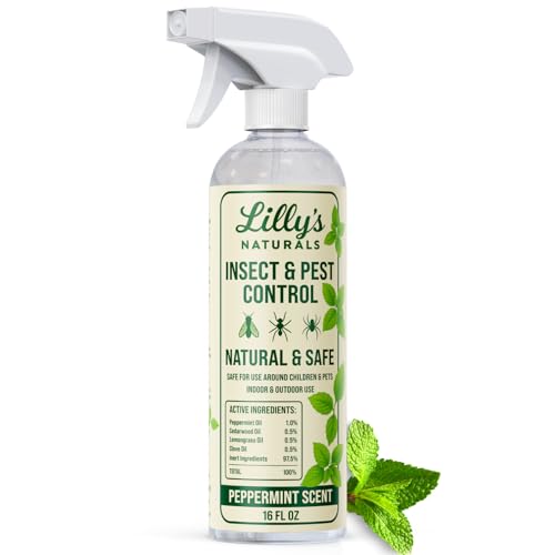 Peppermint Oil Spray for Bugs | Insect Repellent for Indoor & Out...