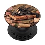Cute Cottagecore Dragons with Books Designs