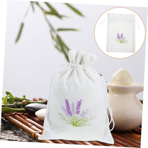 Bolsas de algodón con cierre y diseño lavanda 18x13 cm miniatura 7