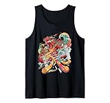My Bracket is Busted Kaiju Basketball Ukiyo-e Art Tank Top