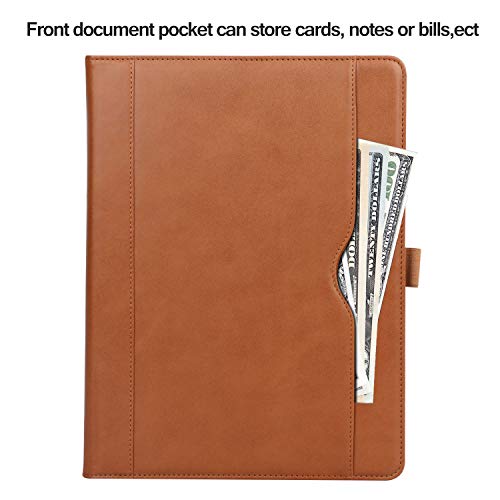 Universal Folio Case For 7.9-10.5 Inch Tablet,Uliking Pu Leather Cover For Apple Ipad 9.7 For Samsung Galaxy Tab 8.0" 9.6" 9.7" 9.8" 10" 10.1" 10.5" For Lenovo Asus/Lg G/Xiaomi/Mediapad Tablet, Brown #TOP1